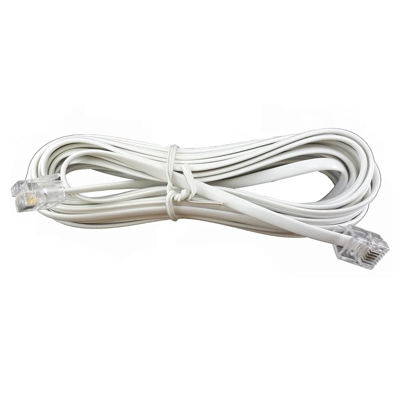 کابل تلفن دو متری 4رشته ای سوکت دار