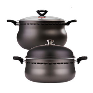 سرویس غذاپز ناخ جنس هاردآنادایز همه کاره مدل ۱۰پارچه 10 نفره