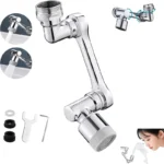 سرشیر آب آی کیو مدل چرخشی مفصل دار بازویی کد Steel-360