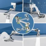 سرشیر آب آی کیو مدل چرخشی مفصل دار بازویی کد Steel-360