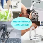 سرشیر آب آی کیو مدل چرخشی مفصل دار بازویی کد Steel-360